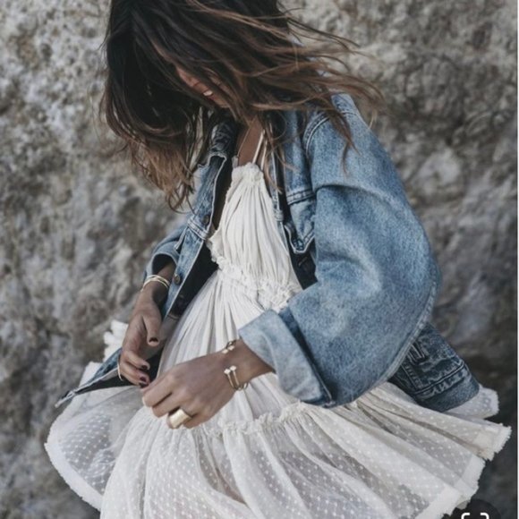 New Boho Lace Open Back Summer Beach Dress - Picture 7 of 12